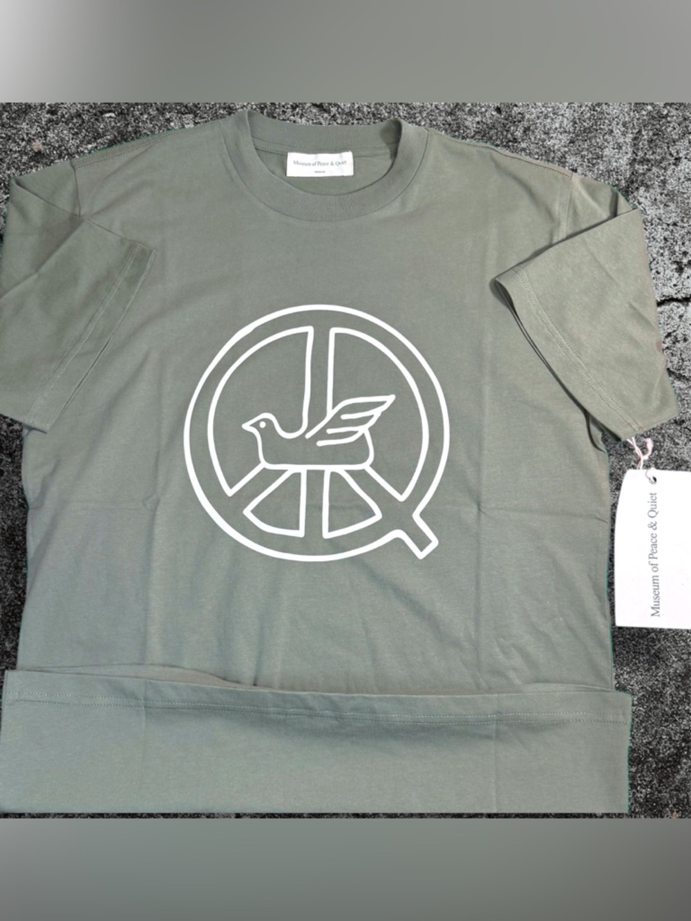 •NWT• Museum of Peace & Quiet Peace Tee in Sage Green • Medium